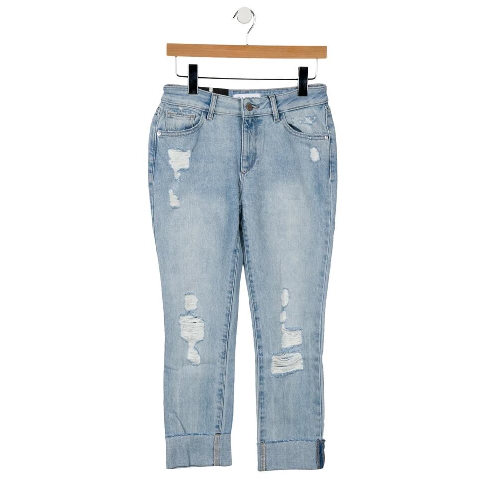 DL1961 Stevie Mid-Rise Straight Leg Jeans Size: US 24 Brand New - Picture 1 of 9